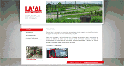 Desktop Screenshot of lavalconstruction.com