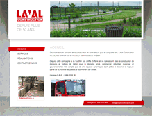 Tablet Screenshot of lavalconstruction.com